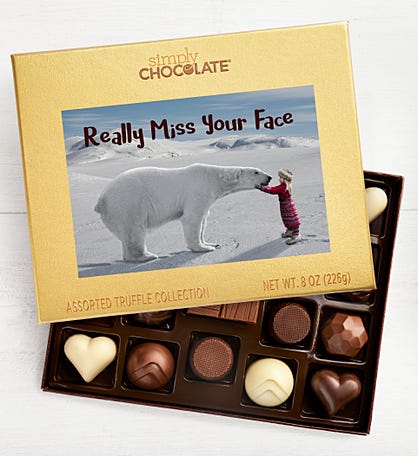Miss Your Face 19pc Chocolate Box